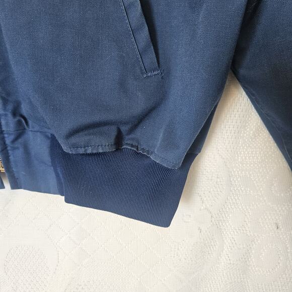 Reverside Flexbac 80s Canvas Pepsi 48" Long Bomber Jacket Workwear Streetwear - Picture 6 of 13